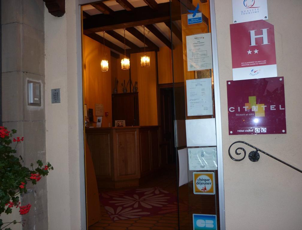 Logis-Cit'Hotel Des Vosges 5 Rue De La Gare オベルネ エクステリア 写真